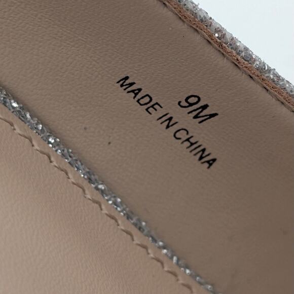 Pelle Moda Rima Metallic Sling Back Pump Women's Silver Size US9M EU40 - Picture 7 of 8